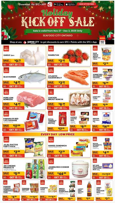 Seafood City Supermarket (ON) Flyer November 27 to December 3