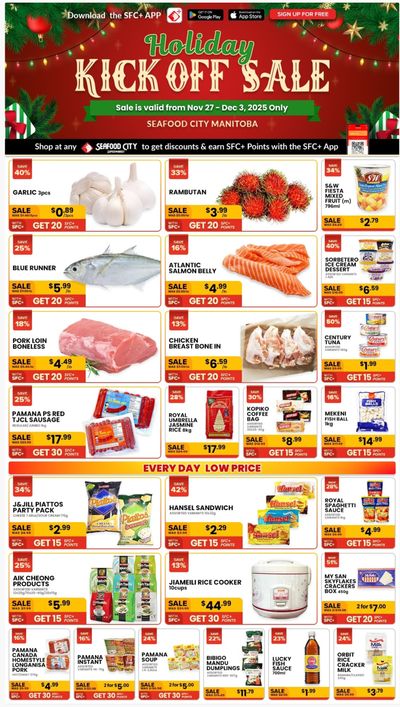 Seafood City Supermarket (MB) Flyer November 27 to December 3