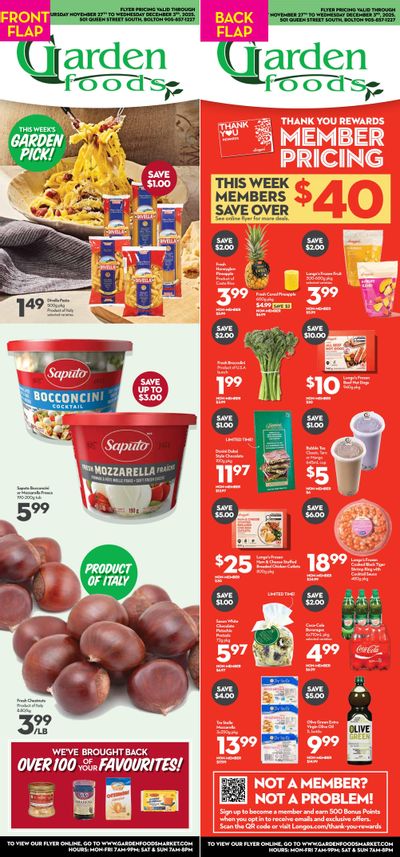Garden Foods Flyer November 27 to December 3