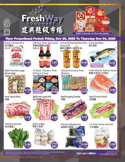 FreshWay Foodmart Flyer November 28 to December 4