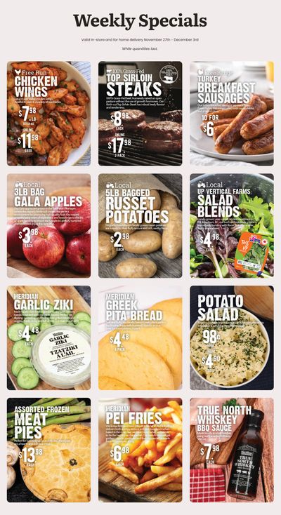 Meridian Farm Market Flyer November 27 to December 3