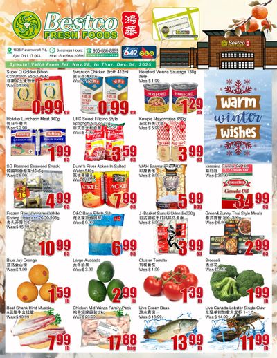 BestCo Food Mart (Ajax) Flyer November 28 to December 4