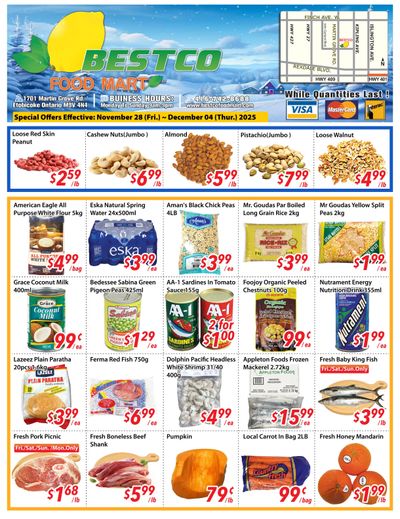 BestCo Food Mart (Etobicoke) Flyer November 28 to December 4