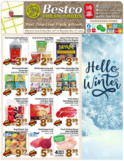 BestCo Food Mart (Downtown Toronto) Flyer November 28 to December 4