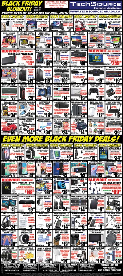 TechSource Black Friday Flyer November 28 to December 4