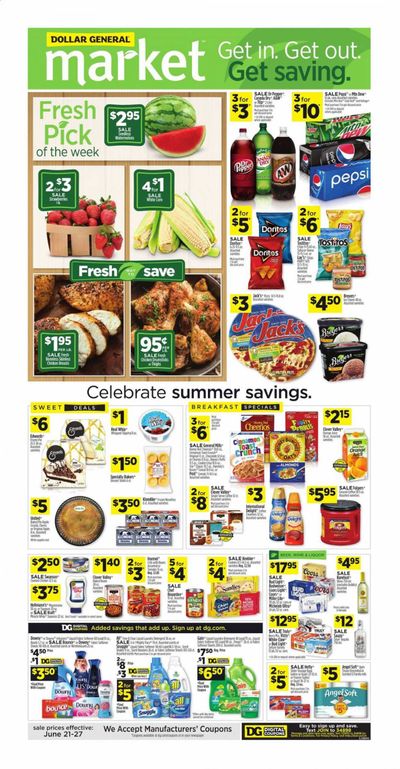 Dollar General Weekly Ad & Flyer June 21 to 27