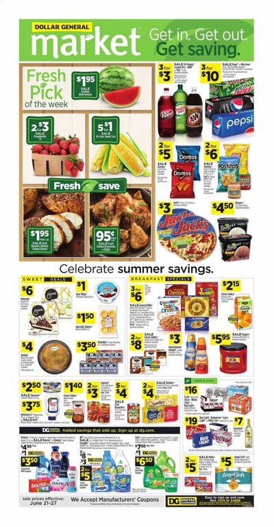 Dollar General Weekly Ad & Flyer June 21 to 27