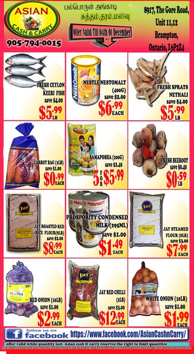 Asian Cash & Carry Flyer November 28 to December 4