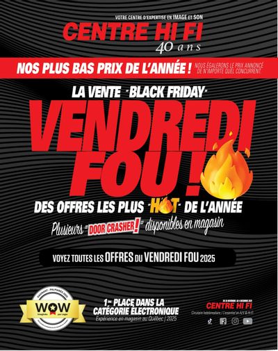 Centre Hi-Fi Black Friday Flyer November 28 to December 4