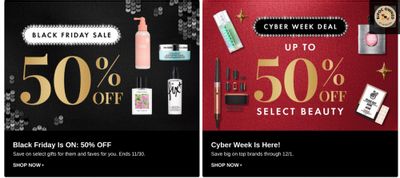 Sephora Canada Black Friday 2025 Deals Sale On Now: Save 50% Off