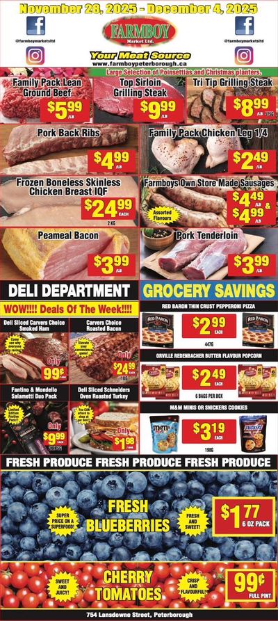 Farmboy Peterborough Flyer November 28 to December 4