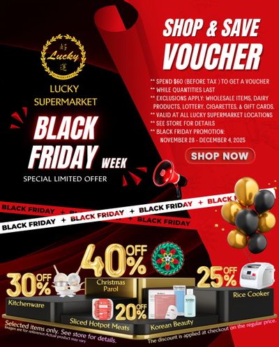 Lucky Supermarket (Calgary) Flyer November 28 to December 4