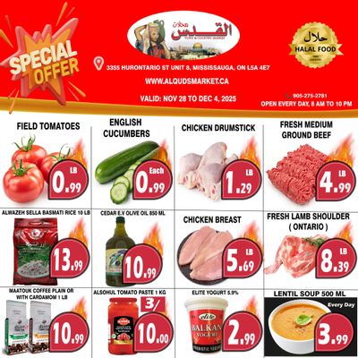Al-Quds Supermarket Flyer November 28 to December 4