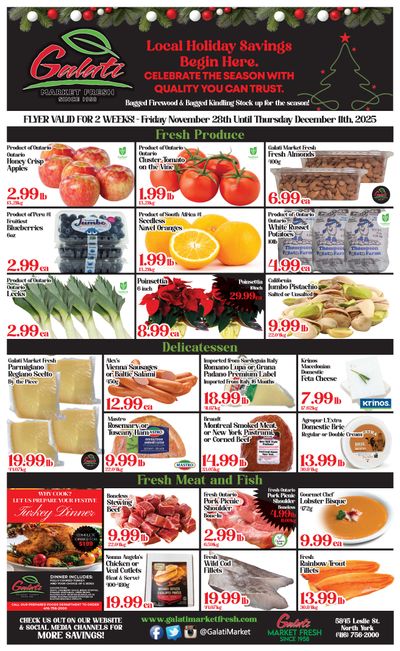 Galati Market Fresh Flyer November 28 to December 11