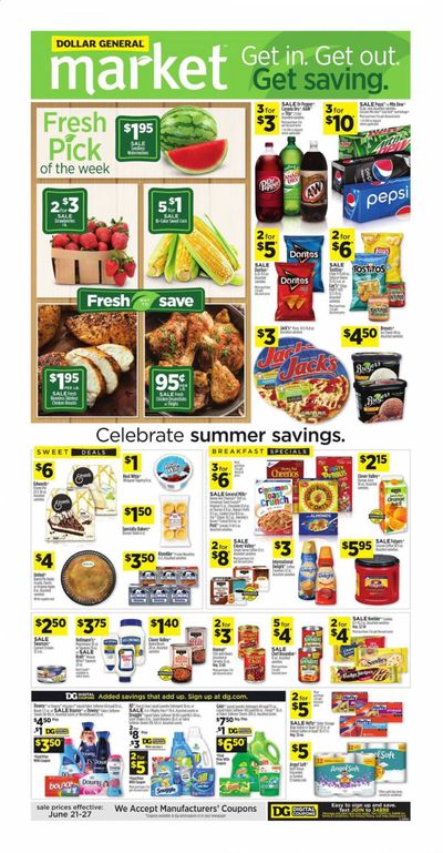 Dollar General Weekly Ad & Flyer June 21 to 27
