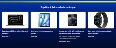Best Buy Canada Black Friday Deals Sale 2025: Top Apple Deals + up to 50% off Select Items