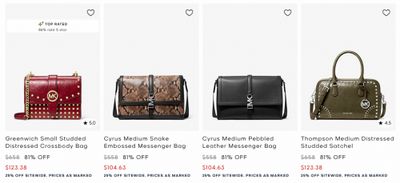 Michael Kors Canada Black Friday 2025 Deals Sale: Save 25% off Sitewide