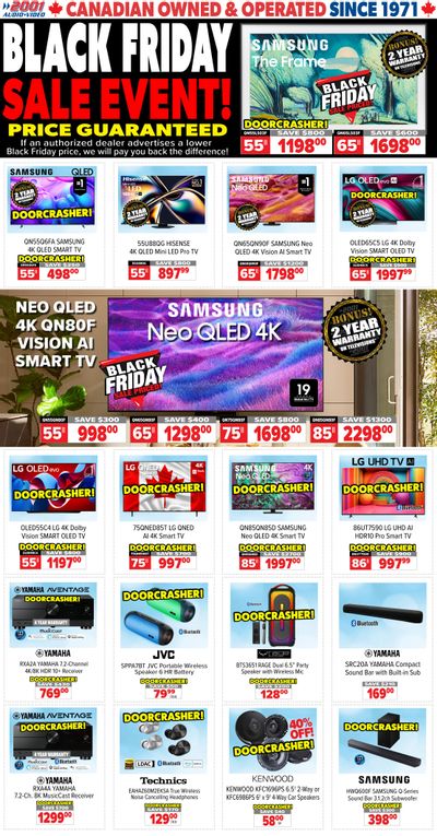 2001 Audio Video Flyer November 29 to December 4