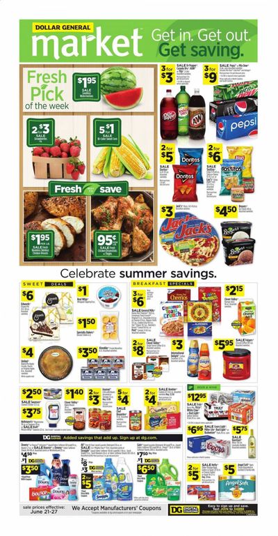 Dollar General Weekly Ad & Flyer June 21 to 27