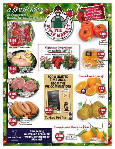 The Apple Market Flyer December 1 to 7