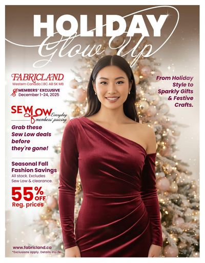 Fabricland (West) Flyer December 1 to 24