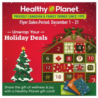 Healthy Planet Flyer December 1 to 21