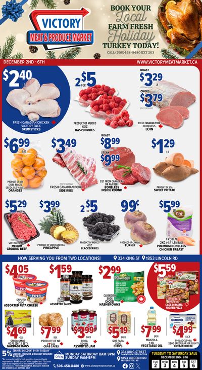 Victory Meat Market Flyer December 2 to 6