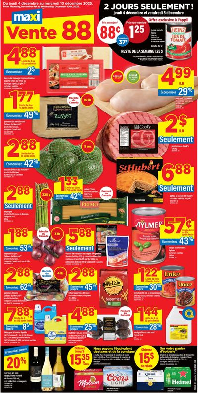 Maxi Flyer December 4 to 10