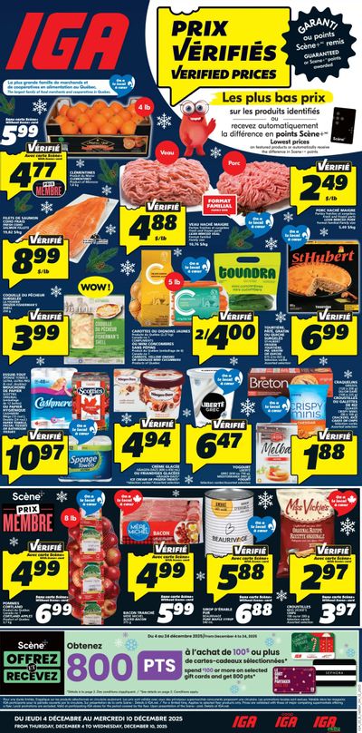 IGA (QC) Flyer December 4 to 10