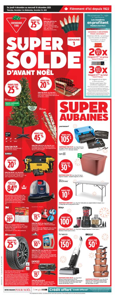 Canadian Tire (QC) Flyer December 4 to 10
