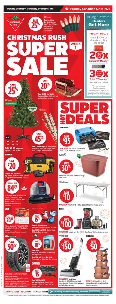 Canadian Tire (West) Flyer December 4 to 11