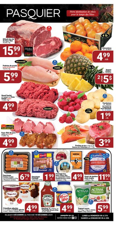 Pasquier Flyer December 4 to 10