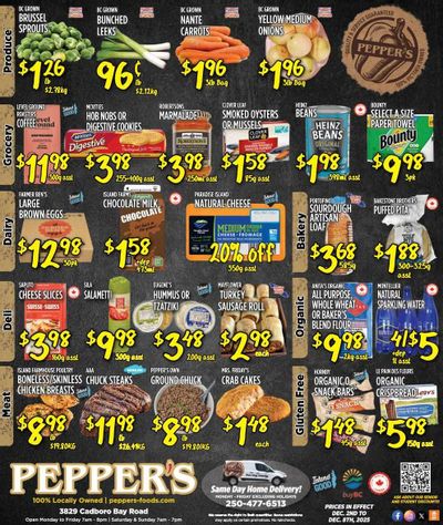 Pepper's Foods Flyer December 2 to 8