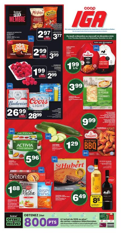 Coop IGA (QC) Flyer December 4 to 10