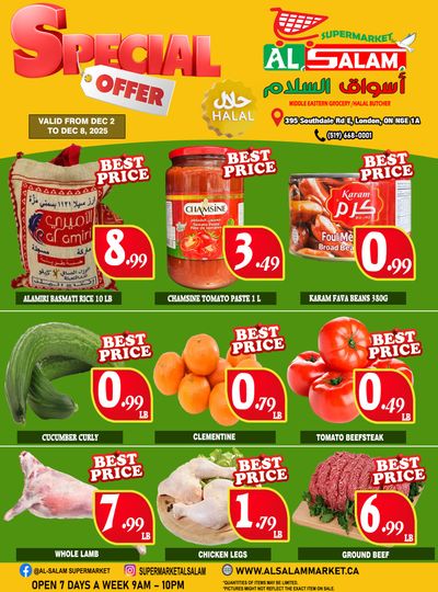 Al-Salam Supermarket Flyer December 2 to 8