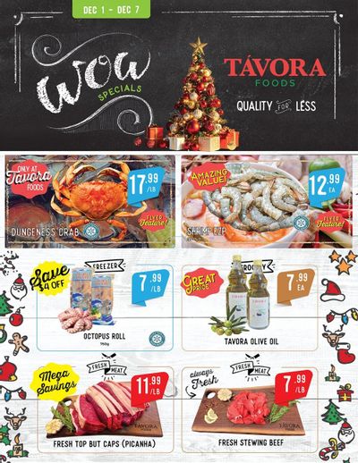 Tavora Foods Flyer December 1 to 7