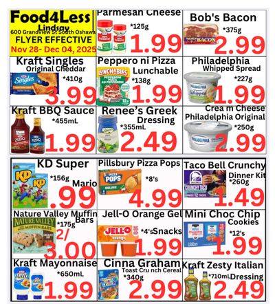 Food 4 Less (Lindsay) Flyer November 28 to December 4