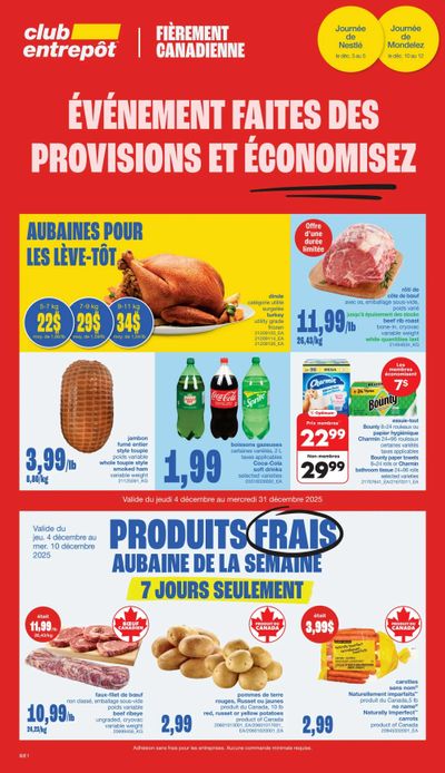 Wholesale Club (QC) Flyer December 4 to 31