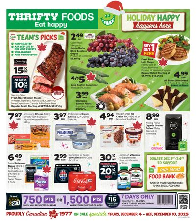 Thrifty Foods Flyer December 4 to 10