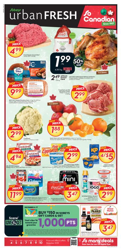 Sobeys Urban Fresh Flyer December 4 to 10