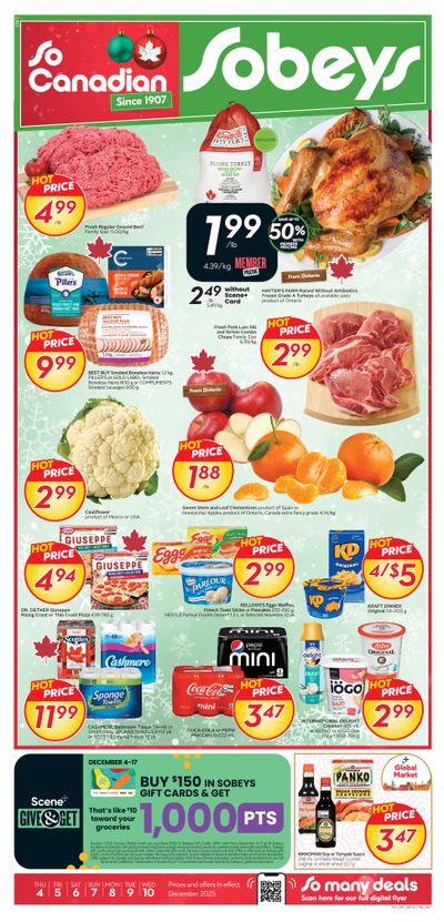 Sobeys (ON) Flyer December 4 to 10