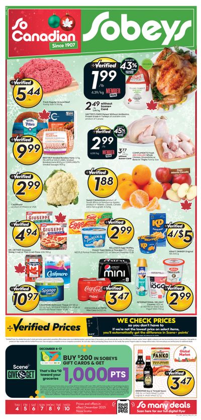 Sobeys (Atlantic) Flyer December 4 to 10