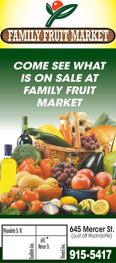 Family Fruit Market Flyer September 7 to 10