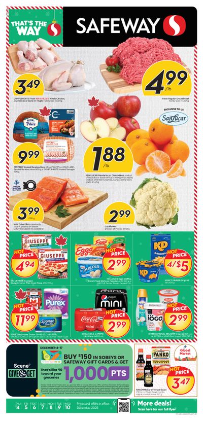 Safeway (BC) Flyer December 4 to 10