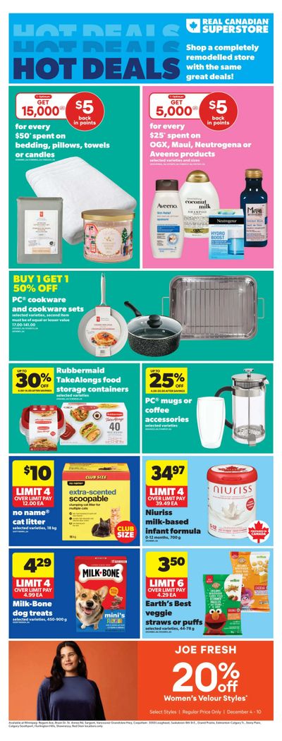 Real Canadian Superstore (West) Flyer December 4 to 10