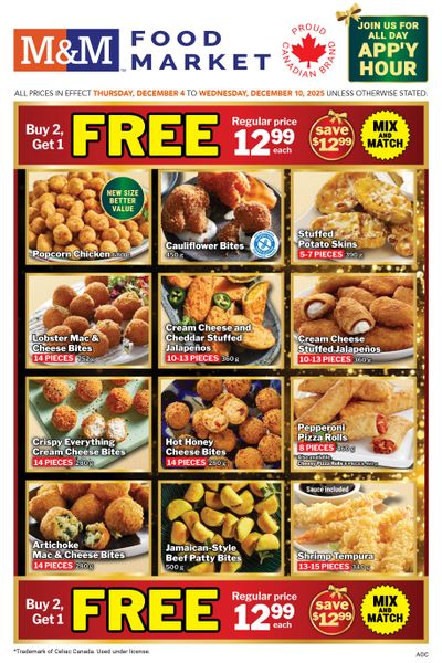 M&M Food Market (Atlantic, ON & West) Flyer December 4 to 10