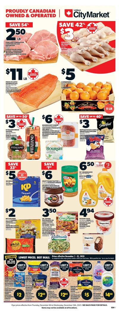 Loblaws City Market (ON) Flyer December 4 to 10