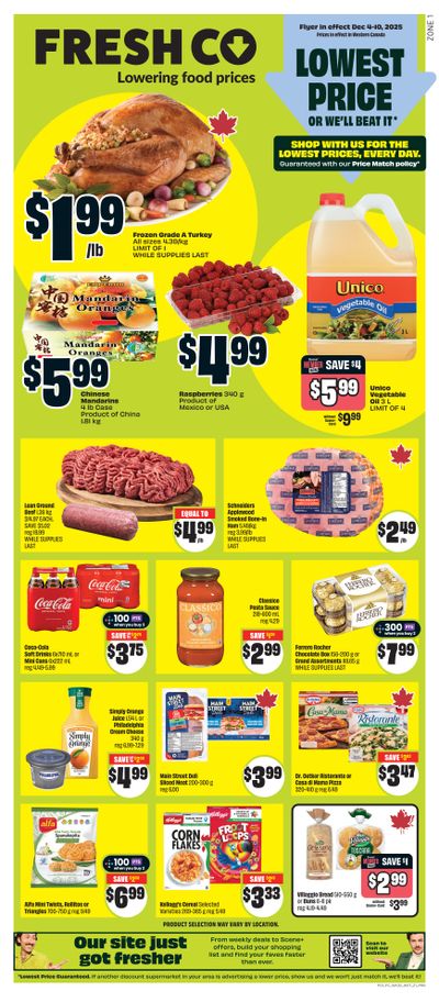FreshCo (West) Flyer December 4 to 10