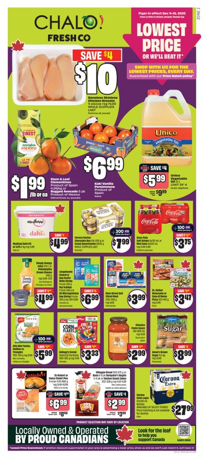 Chalo! FreshCo (ON) Flyer December 4 to 10
