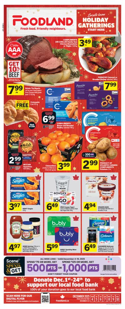 Foodland (Atlantic) Flyer December 4 to 10